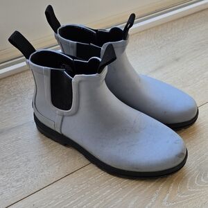 LL Bean Chelsea Rain Boots Grey Size 7